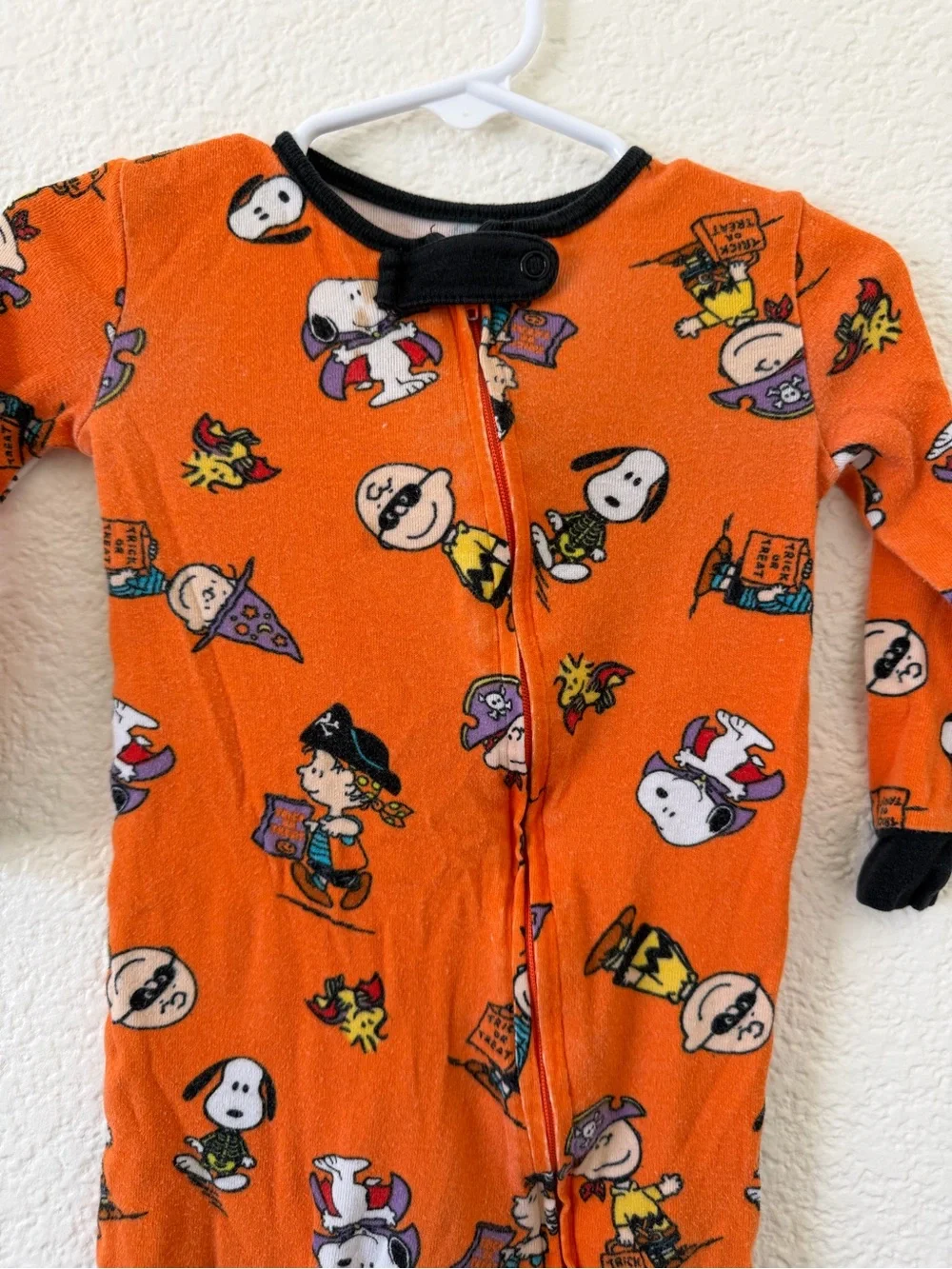Peanuts Footless zipper Pajama